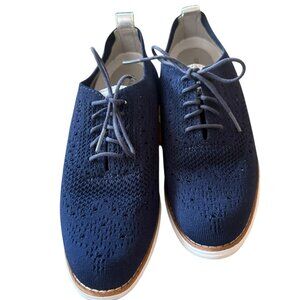 SOLD—Women's 2.ZERØGRAND Stitchlite™ Wingtip Oxfords WMNS 8.5 Navy-SOLD